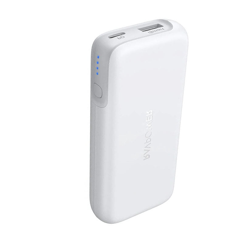 راف باور 10000 مللي أمبير بايونير RP-PB186 PD 29W 2-Port باور بانك - أبيض راف باور 10000 مللي أمبير بايونير RP-PB186 PD 29W 2-Port باور بانك - أبيض
